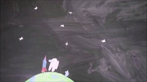 Этюд "Про космос", Панарин Олег, 11 лет