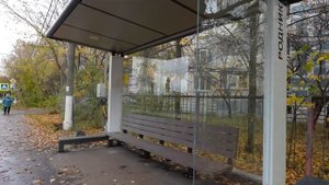 В округе Пушкинский завершились работы по установке и замене автобусных павильонов