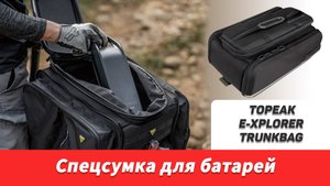 Спецсумка для запасных батарей электровелосипеда | topeak e-explorer trunkbag