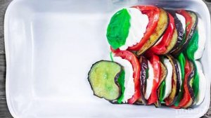 Салат с запеченными баклажанами