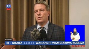 Чайковский - музыка без виз Денис фон Мекк в ТВ-репортаже (на суахили) после концерта на Занзибаре