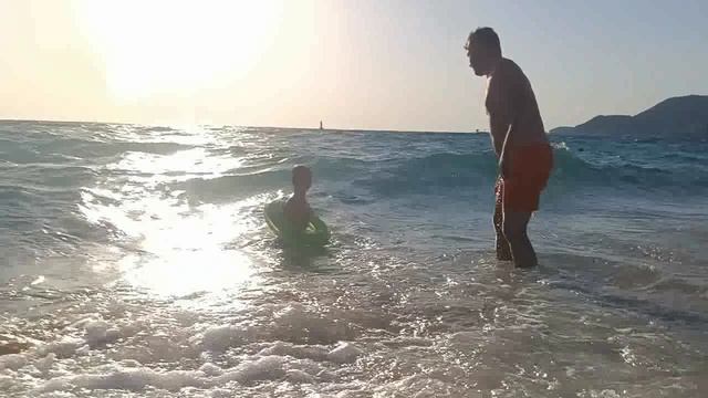 Турция переезд закат на море