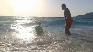 Турция переезд, закат на море