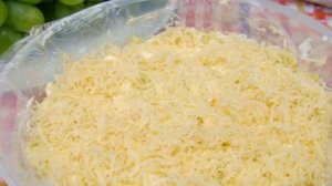 Салат Перевертыш с грибами