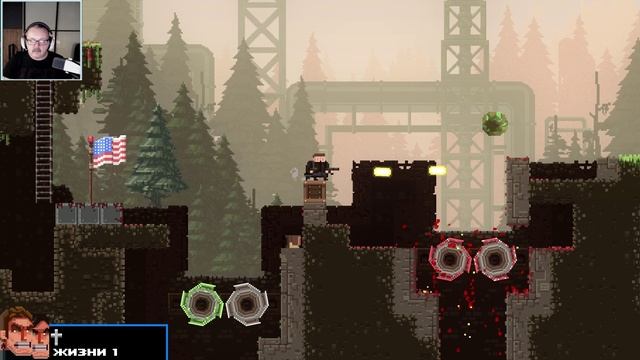 Пиксельный Марафон. Broforce #13 Boss Terrorkrawler