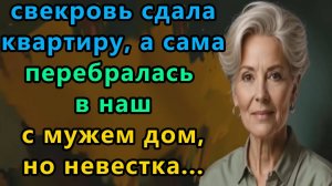 Истории из жизни: Свекровь сдала свою квартиру, а сама с 4 мя внуками перебралась. Аудио рассказы