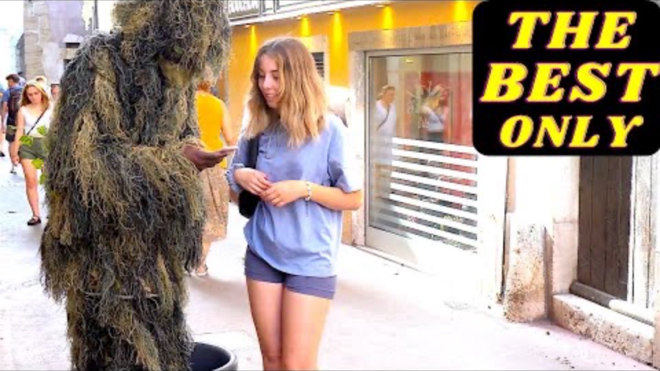I CHANGED MY COSTUME, Bushman prank 2023 (MUST WATCH!) смотреть онлайн
