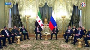 Владимира Путина провёл переговоры с Президентом Сирии Ахмедом Шараа