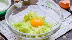 Оладьи из кабачков с ржаной мукой