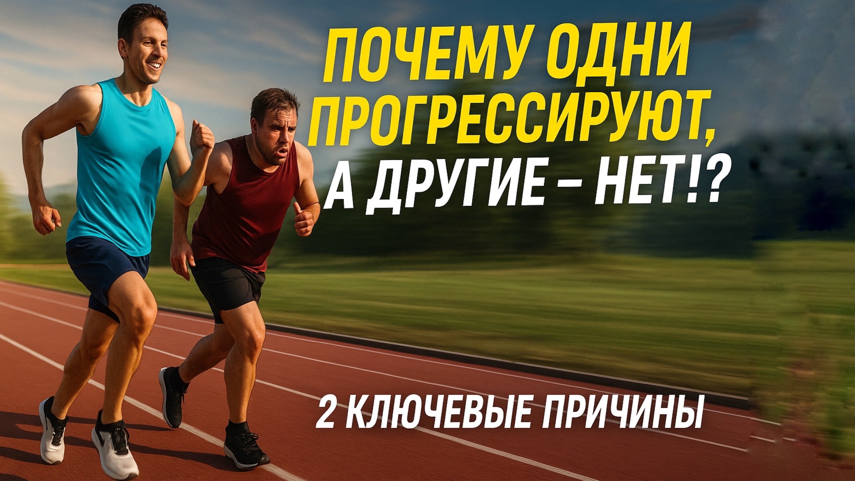 Почему одни бегают быстро, а другие — нет? 2 ключевые причины.