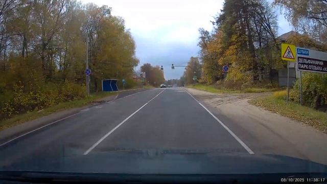 ASMR Дорога с комментариями! Старое Ярославское шоссе. Объездная дорога. Золотая осень. смотреть онлайн