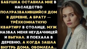 ИСТОРИЯ ИЗ ЖИЗНИ/Бабушка оставила мне в наследство дом в деревне, а брату трёхкомнатную квартиру
