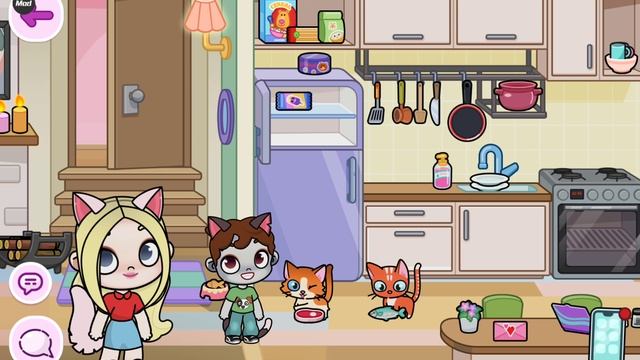 thrree little kitty Avatar world 3@! house