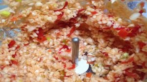 Салат с зелеными помидорами на зиму