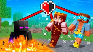 ✅ Пройди Майнкрафт, но Одно ОБЩЕЕ Сердце! (Квист и Градус)