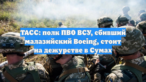 ТАСС: полк ПВО ВСУ, сбивший малазийский Boeing, стоит на дежурстве в Сумах