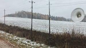 Встретил первый снег в Пермском крае. Вышел на работу. Загрузка через Урал в Чувашиию.