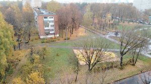 Осенний вид из окна.