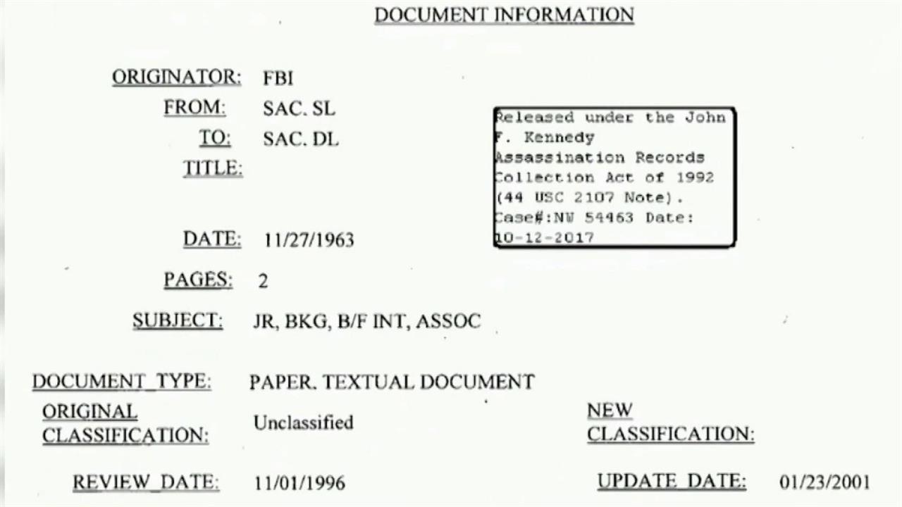 Россия передала США рассекреченные архивные материалы, которые касаются убийства Джона Кеннеди