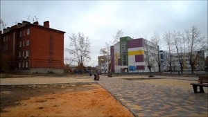 Городок  в октябре.