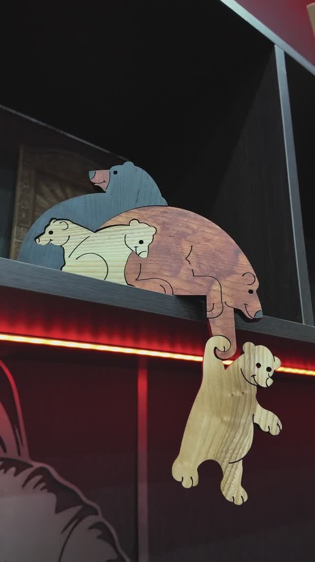 Деревянный пазл на фрезерном станке с ЧПУ. Savinsname смотреть онлайн