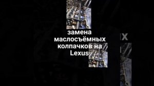 Замена маслосъемных колпачков на Lexus