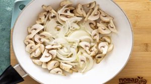 Салат из жареных грибов