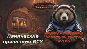 Медведь Владимир Новостной Выпуск №106 Панические признания ВСУ