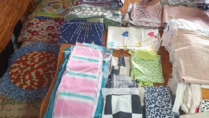 Большая распаковка посылки с компании Магнатекс/ Обзор посылки с лоскутами.