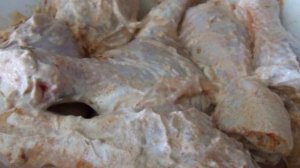 Куриная голень в рукаве