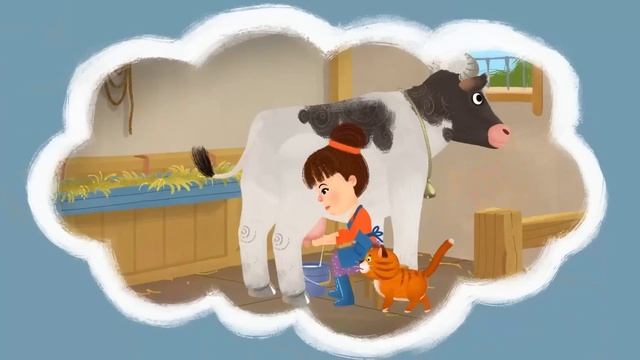 Серии с коровами Ася и Вася для детей