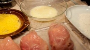 Куриная грудка, фаршированная сыром