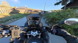 Мотоцикл VOGE DS625X Поездка по первому снегу.