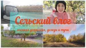 Осенняя ДЕПРЕССИЯ 💦 и как с ней бороться, если ты мама ДЕТЕЙ-ПОГОДОК 🍁🍂Сельский влог