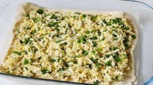 Пирог с копченым сыром