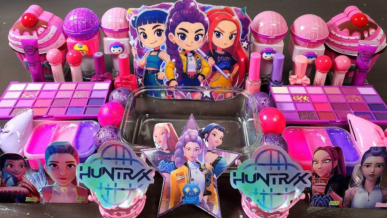 Охотники на Демонов из K-POP  смешивают Самый мистический Слайм ASMR