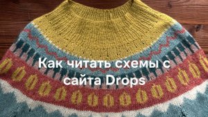 Идеи для вязания с сайта Drops | Garnstudio - как в них разобраться, чтобы связать свитер
