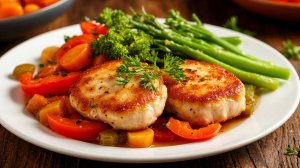 Куриные котлеты на сковороде: овощная симфония вкуса. Пошаговый видеорецепт