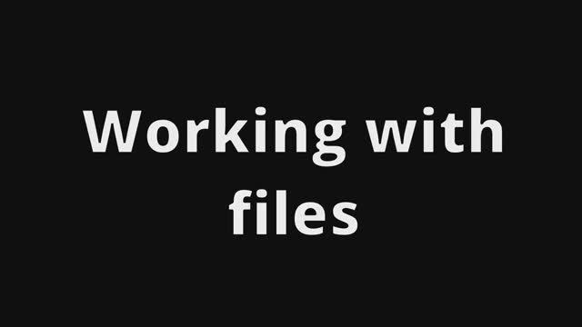 10_LUA BASICS_Working_with_Files смотреть онлайн