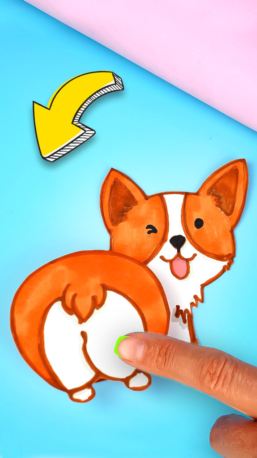 Самая легкая поделки которую я делала 😊