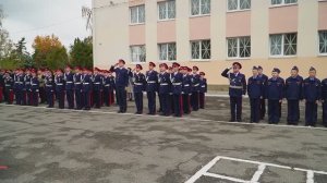 В Шахтинском кадетском корпусе вручили зеленые погоны новичкам
