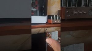 Дополнил под китайский ламповый усилитель MS-10DMKII  активные колонки с маленьким изминением.