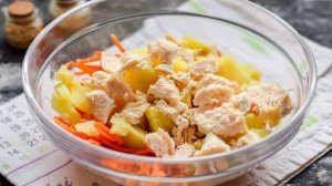 Салат Парус с картошкой