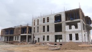 Строительство филармонии в Магасе: готовность объекта превышает 50%