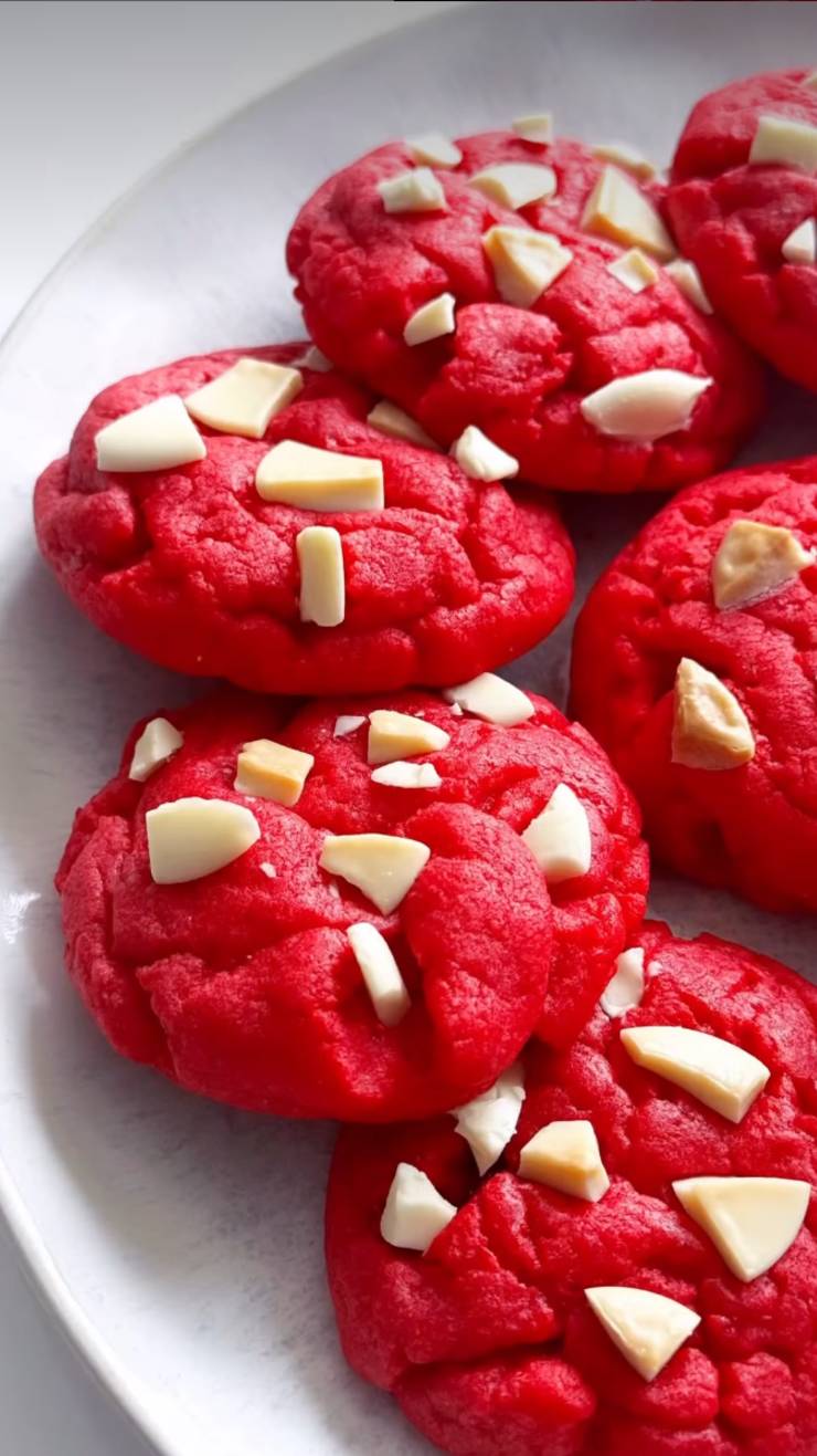 Кукис «Красный Бархат» с малиной и сливочным сыром 😍