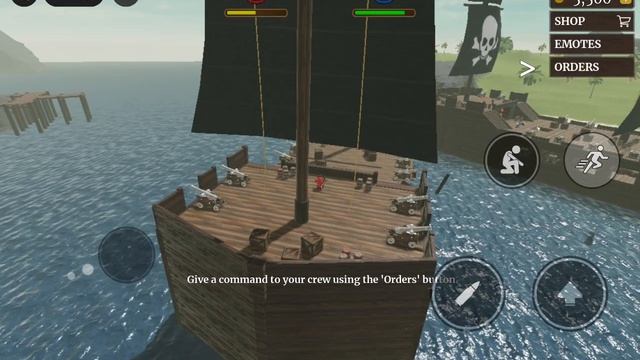 Roblox, игра про пиратов я стал капитаном!!!!! 👍😃😃😃 смотреть онлайн