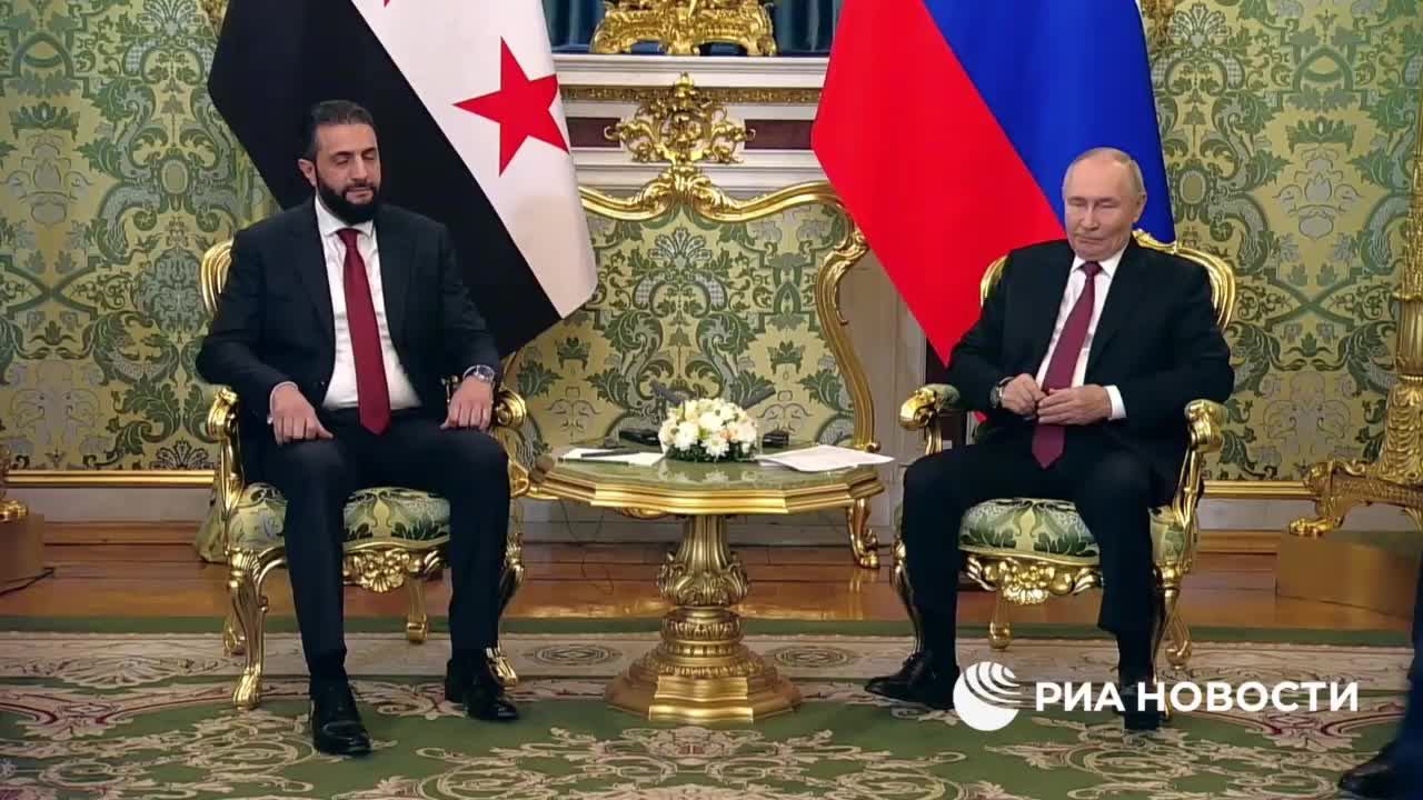 Переговоры Путина и аш-Шаара