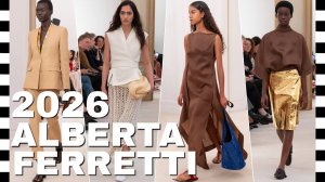 ✔️ ALBERTA FERRETTI (Альберта Ферре́тти) коллекция весна-лето 2026 в Милане на Неделе моды