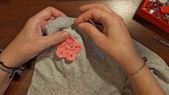 Декор одежды вязаными фрагментами 💝