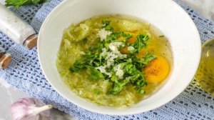 Оладьи из кабачков с зеленью и чесноком
